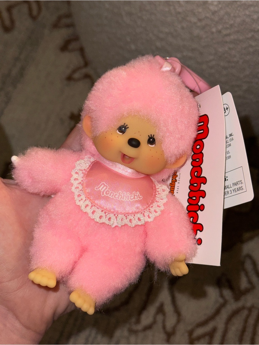 Monchhichi beanie colors light pink